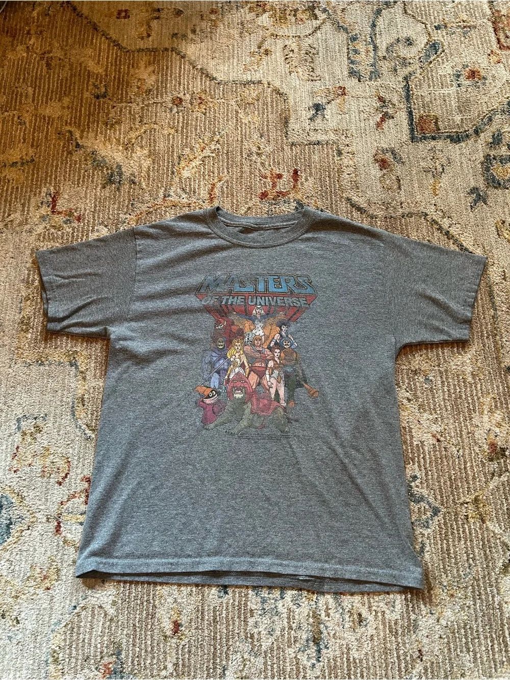 Vintage Masters of the Universe Graphic Tee - Gray